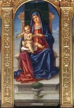  Madonna Arte - Madonna entronizó a Bartolomeo Vivarini